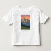 Olympisch schiereiland, Washington Spring Flowers Kinder Shirts (Voorkant)