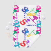 OLYMPISCH SKIËN GOLFHANDDOEK (Insitu)