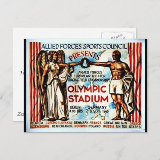 Olympisch Stadium Briefkaart (Voorkant / Achterkant)