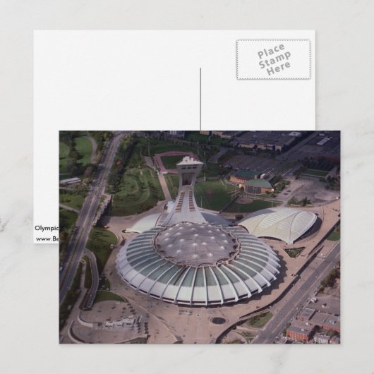 Olympisch Stadium, Montreal, Quebec, Canada Briefkaart (Voorkant / Achterkant)