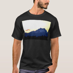 Olympische bergen Washington Actief T-shirt
