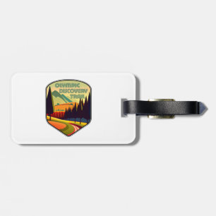 Olympische Discovery Trail Washington State Kleure Bagagelabel