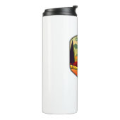 Olympische Discovery Trail Washington State Kleure Thermosbeker (Gedraaid links)