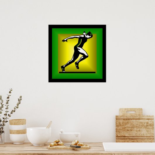 "Olympische glorie" Poster (Keuken)