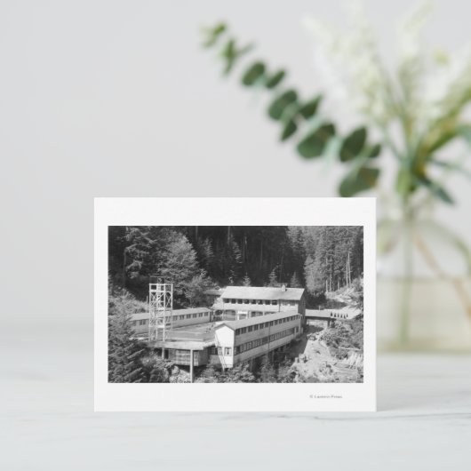 Olympische Hot Springs, WA Lodge Uitzicht Foto #1 Briefkaart (Staand voorkant)