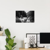 Olympische Hot Springs, WA Lodge Uitzicht Foto #2 Poster (Thuiskantoor)