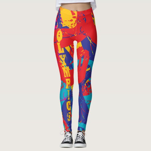 OLYMPISCHE KLEDING LEGGINGS (Voorkant)