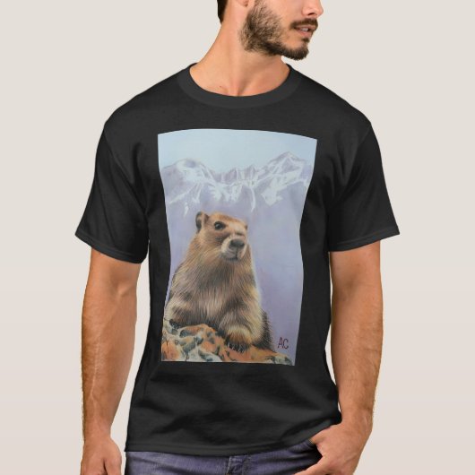 Olympische marmot t-shirt (Voorkant)