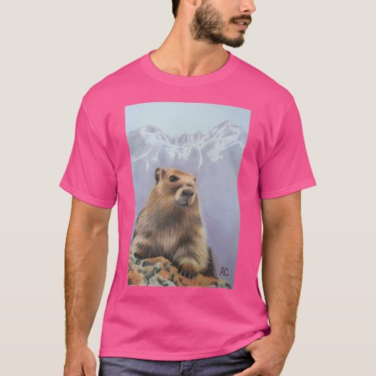 olympische marmot t-shirt (Voorkant)