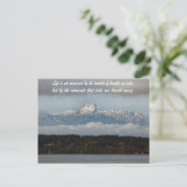Olympische mountains washington state briefkaart (Staand voorkant)