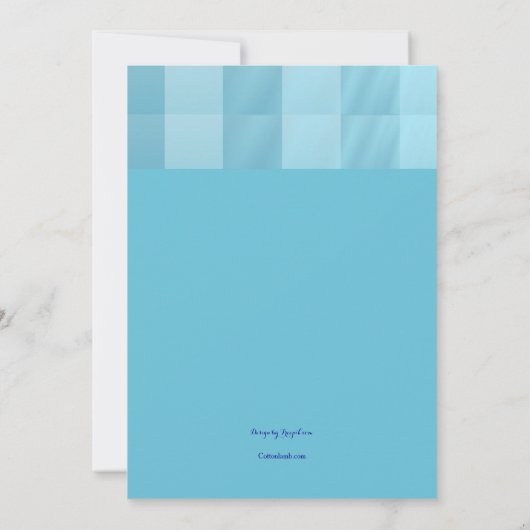 Olympische Pool Party uitnodiging (Achterkant)