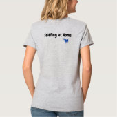 Olympische Scentatalon Dames V-nek T-shirt (Achterkant)