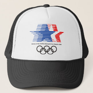 Olympische Spelen 1984 Trucker Hat Trucker Pet