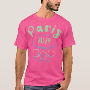 Olympische Spelen 2024 Spelen Parijs Breed Open T-shirt
