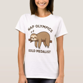 Olympische Spelen gouden medaille - Grappige Luiaa T-shirt