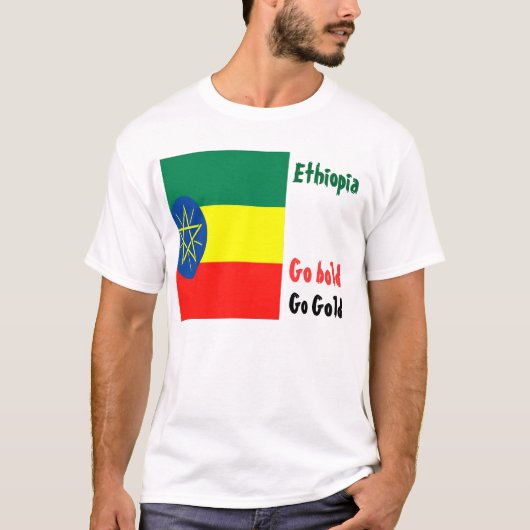 Olympische Spelen in Etiopia t-shirts (Voorkant)