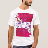 Olympische Spelen in Tokio, Japan T-shirt (Voorkant)