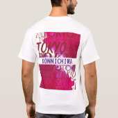 Olympische Spelen in Tokio, Japan T-shirt (Achterkant)