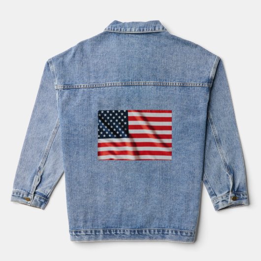 Olympische Spelen Parijs 2024 Basic Dark Denim Jacket (Achterkant)
