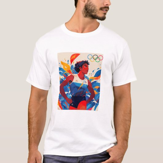 Olympische Spelen Parijs T-shirt (Voorkant)
