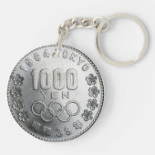 Olympische Spelen van Tokio 1964 Sleutelhanger (Achterkant)