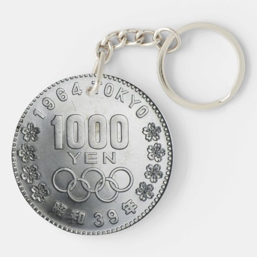 Olympische Spelen van Tokio 1964 Sleutelhanger (Achterkant)