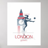 Olympische Spelen: Voetbal Poster (Voorkant)