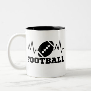 Olympische Spelen voor footballs Tweekleurige Koffiemok