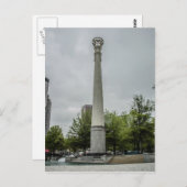 Olympische vlam briefkaart (Voorkant / Achterkant)