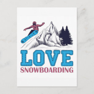 Olympische Winterspelen 2026 Vrouwen Snowboarden H Feestdagenkaart