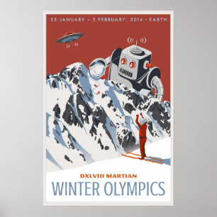 Olympische Winterspelen Poster