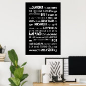 Olympische Winterspelen Poster (Thuiskantoor)
