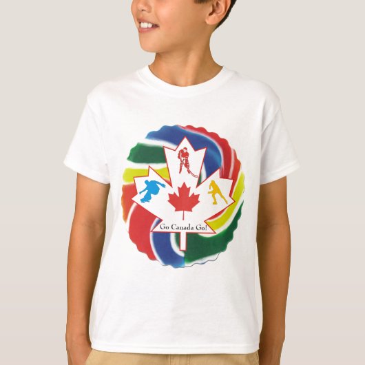 Olympische Winterspelen van Vancouver 2010 T-shirt (Voorkant)