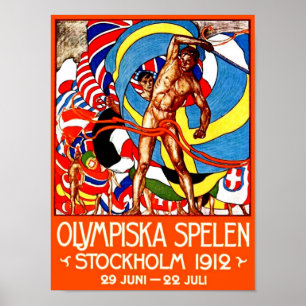 Olympische zomer 1912 ( poster) ~ poster