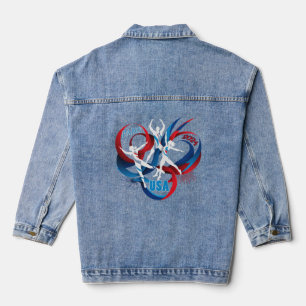 Olympische Zomerspelen van Parijs Denim Jacket