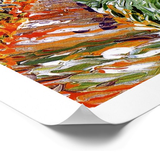 Olympische zonsondergang poster (Hoek)