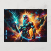 Olympus God antiek mannen Griekse mythologie kunst Briefkaart (Voorkant)