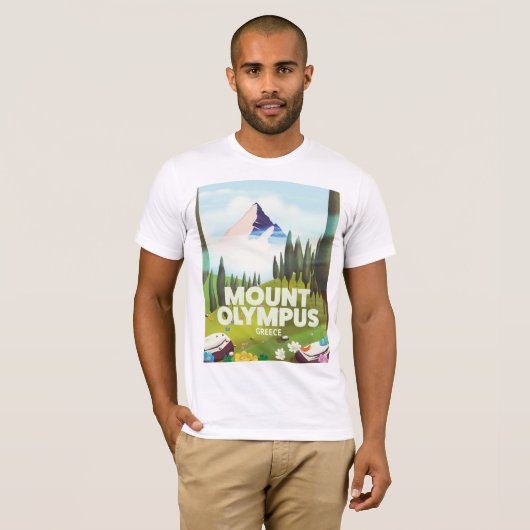 Olympus Griekenland T-shirt (Voorkant volledig)