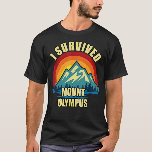 Olympus Hiking Mountian Climming T-shirt (Voorkant)
