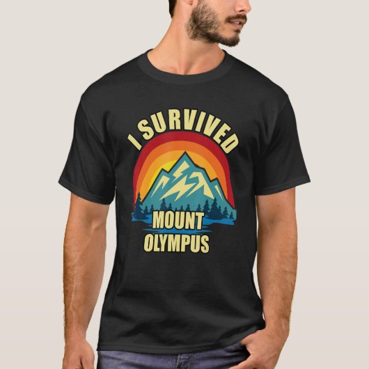 Olympus Hiking Mountian Climming T-shirt (Voorkant)