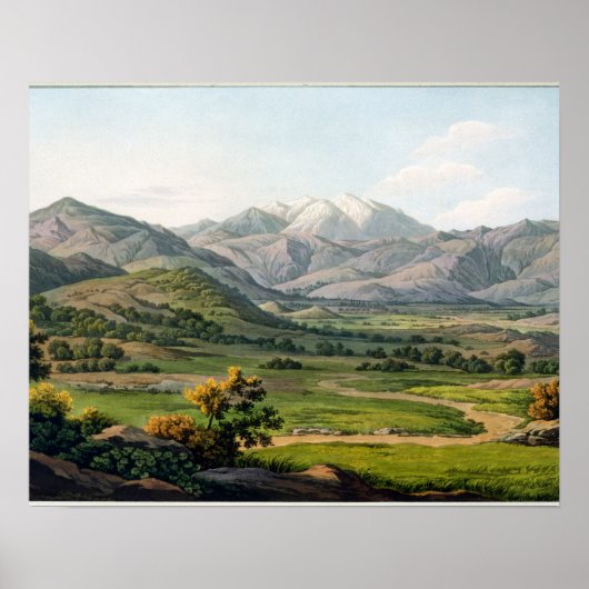 Olympus op de berg tussen Larissa en Baba, p Poster (Voorkant)