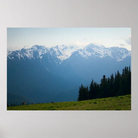 Olympus Peaks bij orkaan Ridge Print (Voorkant)