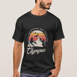Olympus T-shirt Retro  Bergen Natuur Wandelen
