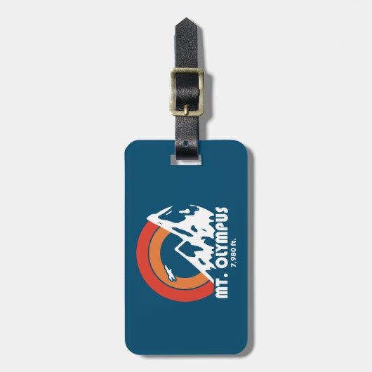 Olympus Washington Sun Eagle Bagagelabel (Voorkant verticaal)