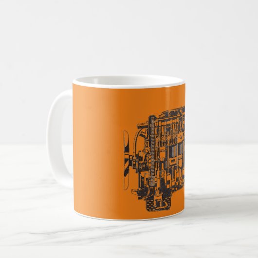 OM617 Mok van de motor (Voorkant links)