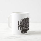 OM617 Mok van de motor (Voorkant links)