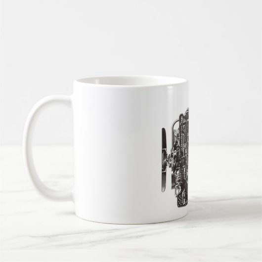 OM617 Mok van de motor (Links)