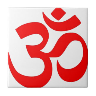Om (ॐ) - Hindoes en Boeddhistisch Symbool Tegeltje