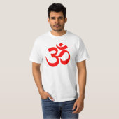 Om (ॐ) - Hindu- en boeddhissymbool T-shirt (Voorkant volledig)