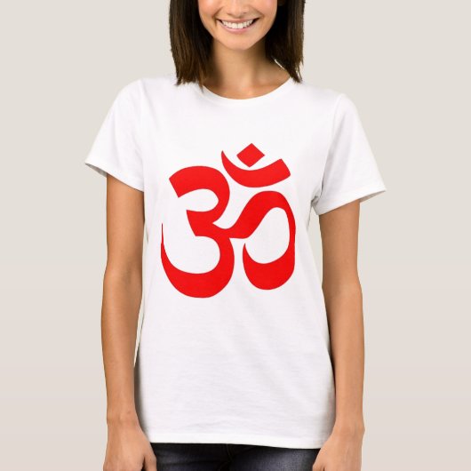 Om (ॐ) - Hindu- en boeddhissymbool T-shirt (Voorkant)
